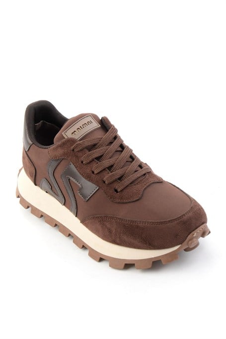 Kahve Süet  Kadın Sneaker K01791073972