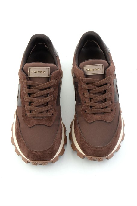 Kahve Süet  Kadın Sneaker K01791073972