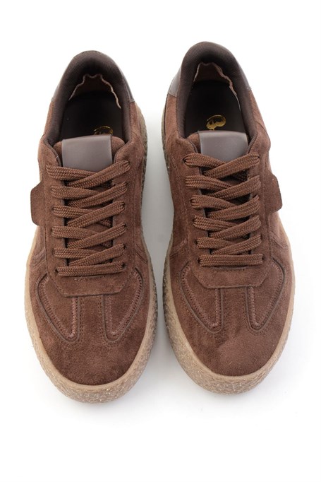 Kahve Süet  Kadın Sneaker K01791074372