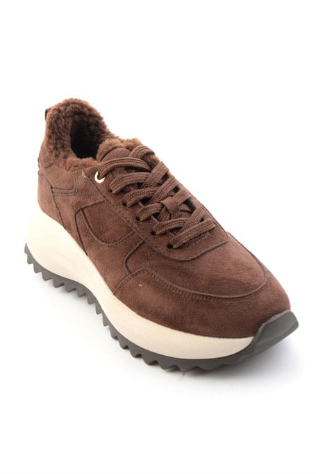 Kahve Süet  Kadın Sneaker K01791074472