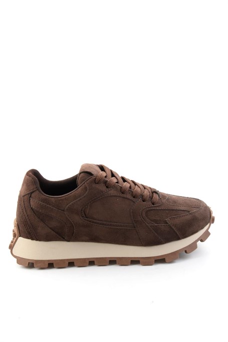 Kahve Süet  Kadın Sneaker K01791731072