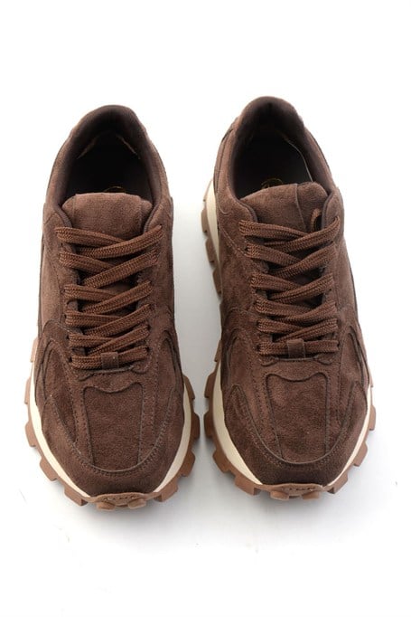 Kahve Süet  Kadın Sneaker K01791731072
