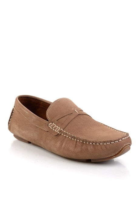 Kum Hakiki Deri Erkek Loafer Ayakkabı E01547007801