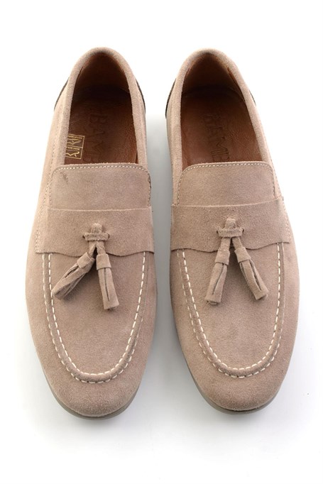 Kum Hakiki Deri Erkek Loafer Ayakkabı E01594456502