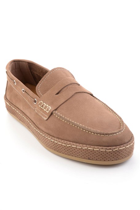 Kum Hakiki Deri Erkek Loafer Ayakkabı E01698090201