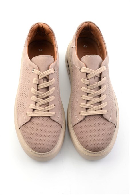 Kum Hakiki Deri Erkek Sneaker E01396200701