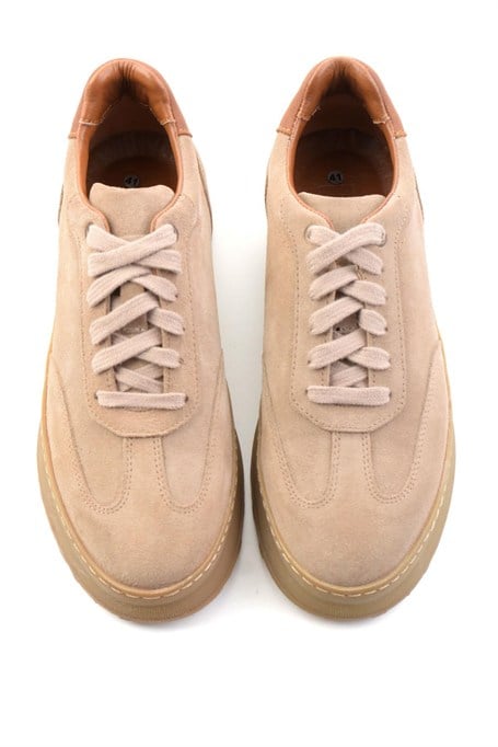 Kum Süet Hakiki Deri Erkek Sneaker E01774004802