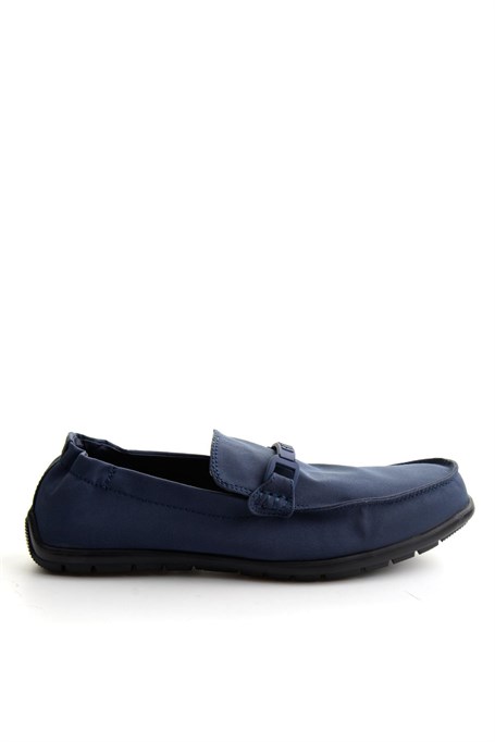 Lacivert Paraşüt  Erkek Loafer Ayakkabı E01175560667
