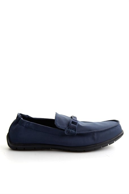 Lacivert Paraşüt  Erkek Loafer Ayakkabı E01175560667