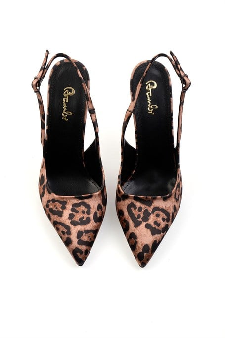 Leopar  Kadın Klasik Topuklu Ayakkabı K01231437804