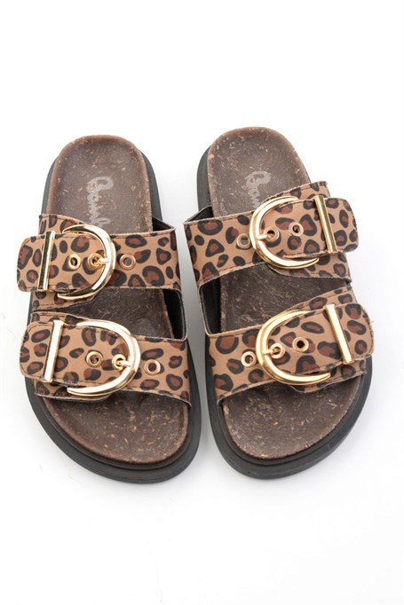 Leopar  Kadın Terlik K04688002872