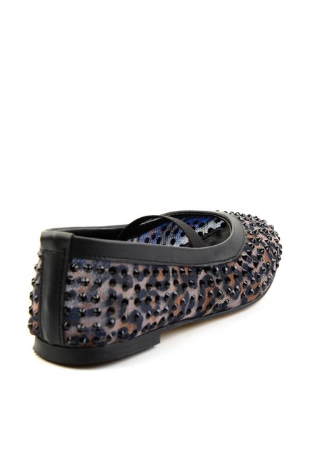 Leopar Siyah  Kadın Babet K01503726187