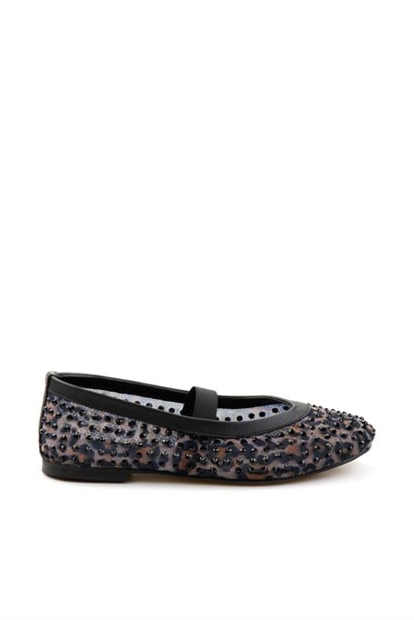 Leopar Siyah  Kadın Babet K01503726187