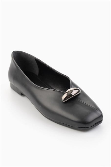 Mat Siyah  Kadın Babet K01641540009