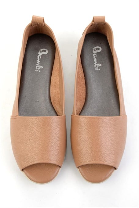 Mat Taba Hakiki Deri Kadın Espadril K01582664003