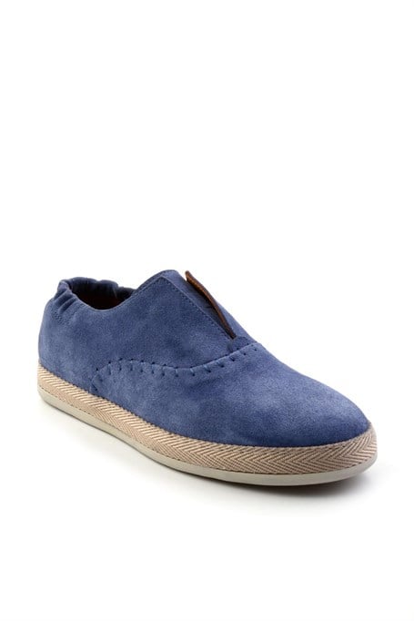 Mavi Hakiki Deri Erkek Espadril E01901361102