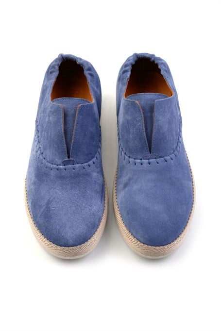 Mavi Hakiki Deri Erkek Espadril E01901361102
