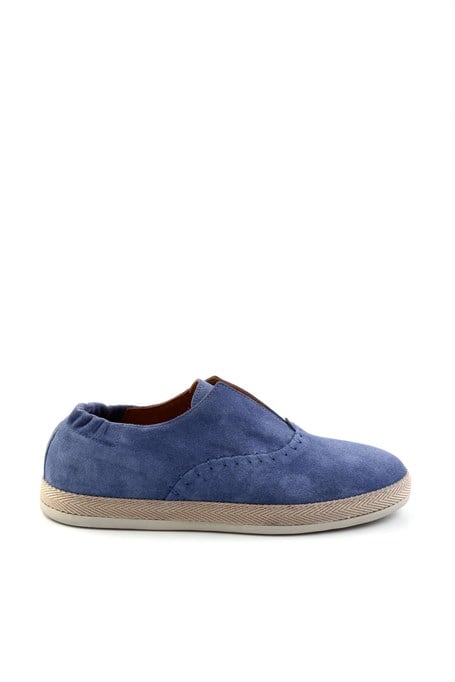 Mavi Hakiki Deri Erkek Espadril E01901361102