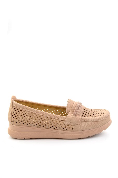 Nude  Kadın Loafer Ayakkabı K01536104537