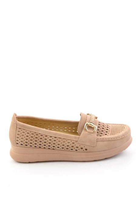 Nude  Kadın Loafer Ayakkabı K01536104637