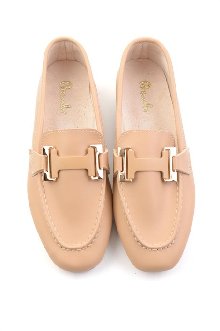 Nude  Kadın Loafer Ayakkabı K01688012209