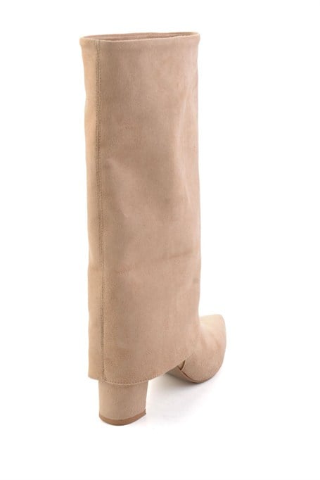 Nude Süet  Kadın Çizme K03116022072