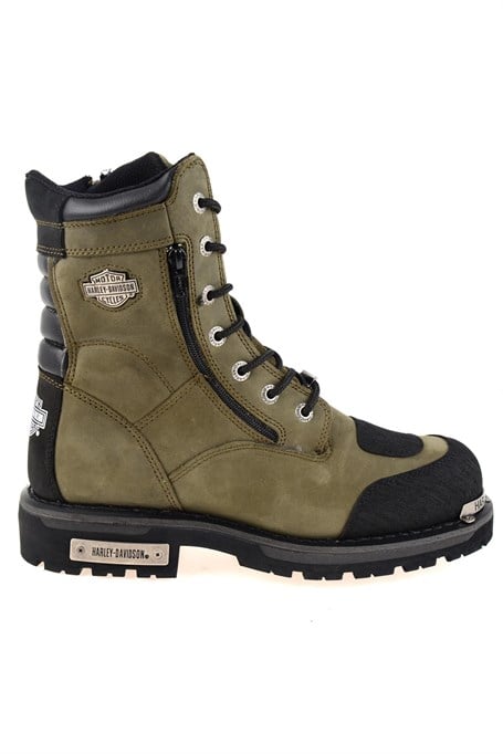 Olive Hakiki Deri Erkek Bot & Bootie HD1777055203