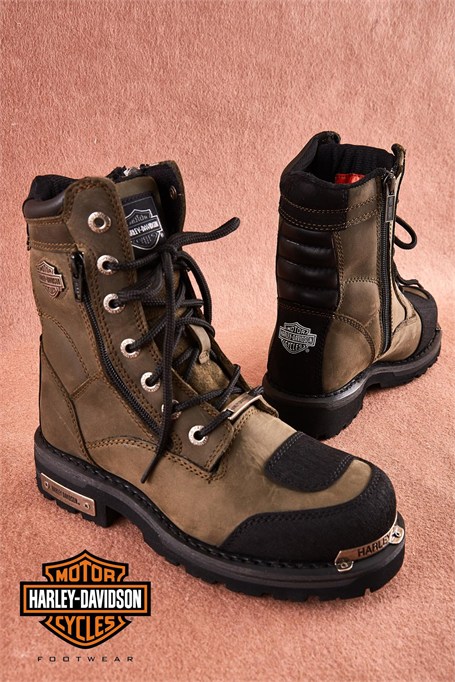 Olive Hakiki Deri Kadın Bot & Bootie HD0777032103
