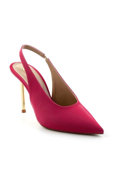 Parlak Fuşya  Kadın Klasik Topuklu Ayakkabı K01209080038