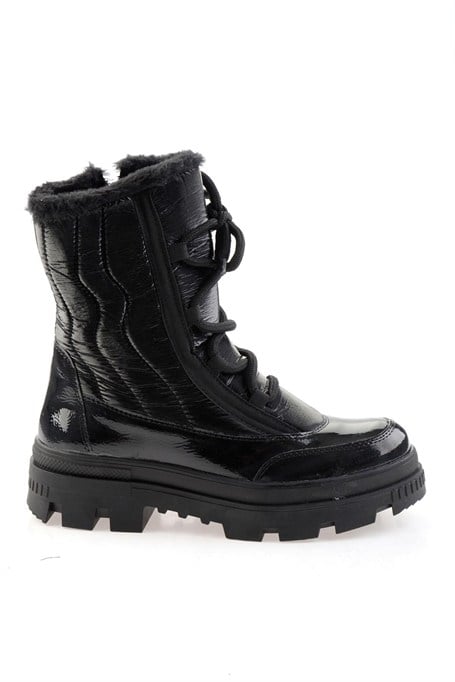 Parlak Siyah  Kadın Bot & Bootie K02179744167