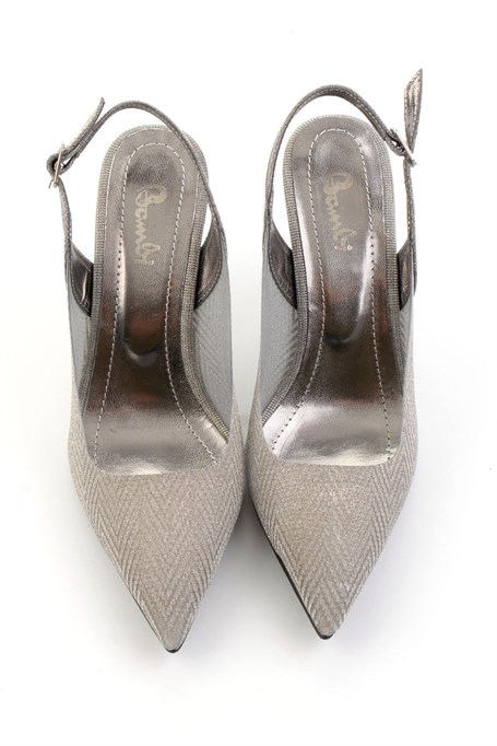 Platin  Kadın Abiye Ayakkabı K01670061678