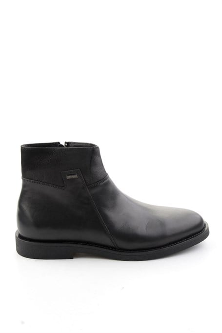 Siyah Antik Hakiki Deri Erkek Bot & Bootie E02648581741