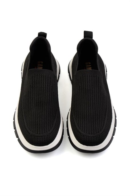 Siyah Beyaz  Erkek Sneaker E01175524382