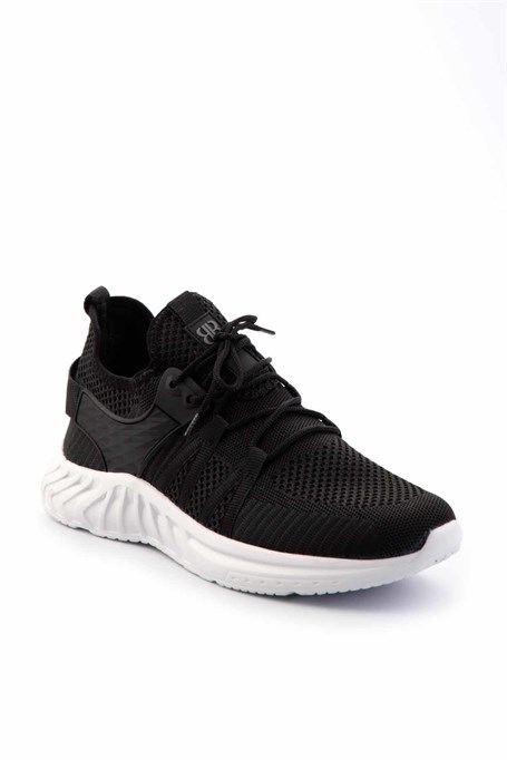 Siyah Beyaz  Erkek Sneaker E01768002182
