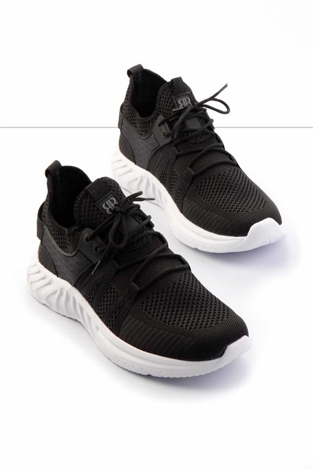 Siyah Beyaz  Erkek Sneaker E01768002182