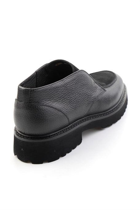 Siyah Floter Hakiki Deri Erkek Bot & Bootie E02648623340