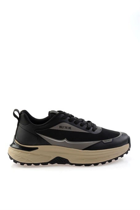 Siyah Gri  Erkek Sneaker E01175526122