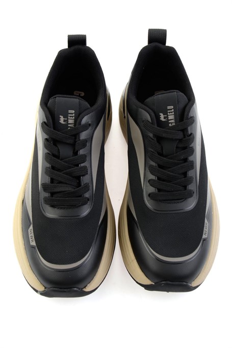 Siyah Gri  Erkek Sneaker E01175526122