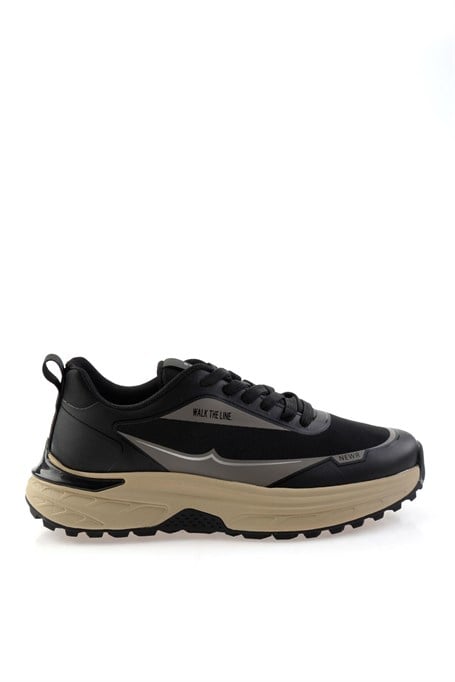 Siyah Gri  Erkek Sneaker E01175526122
