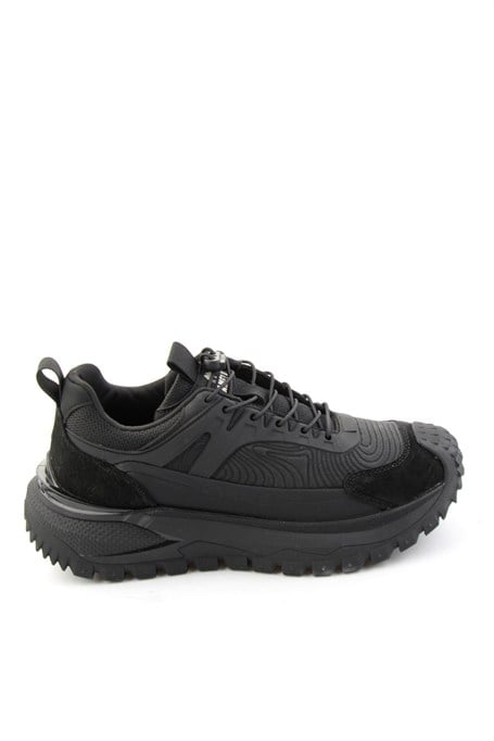 Siyah Hakiki Deri Erkek Sneaker E01175561103