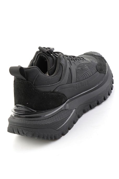 Siyah Hakiki Deri Erkek Sneaker E01175561103