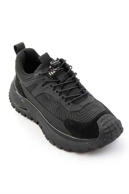 Siyah Hakiki Deri Erkek Sneaker E01175561103