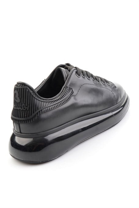 Siyah Hakiki Deri Erkek Sneaker E01401099941