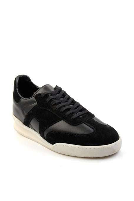 Siyah Hakiki Deri Erkek Sneaker E01442500102