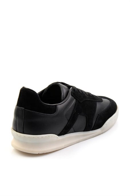 Siyah Hakiki Deri Erkek Sneaker E01442500102