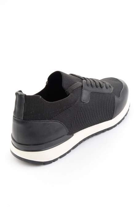 Siyah Hakiki Deri Erkek Sneaker E01730580382