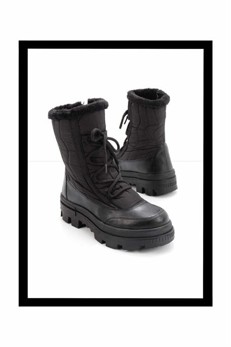Siyah  Kadın Bot & Bootie K02179744167