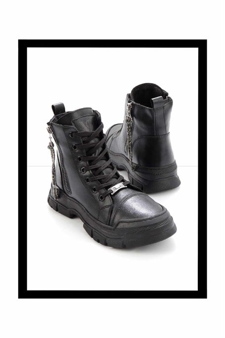 Siyah  Kadın Bot & Bootie K02566008009