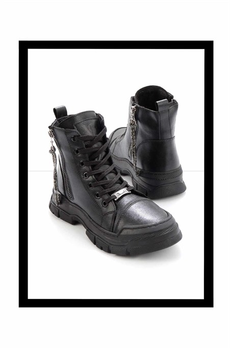 Siyah  Kadın Bot & Bootie K02566008009