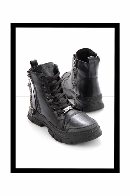 Siyah  Kadın Bot & Bootie K02566008009
